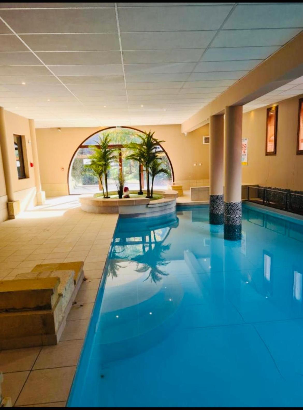 Appartements Avec Piscine Interieure Sauna Parking Etage 1 Au Centre Du Village Dans Residence Cami Real Saint-Lary-Soulan Eksteriør bilde